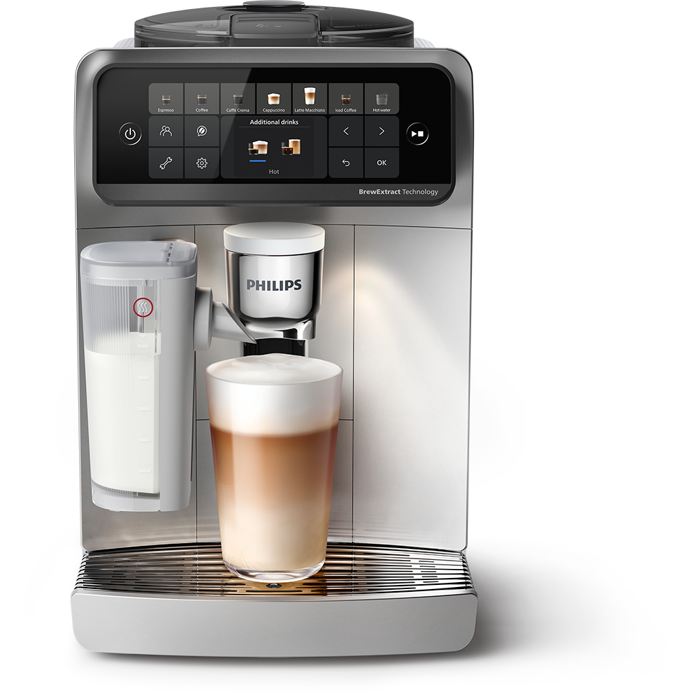 Espressor automat PHILIPS LatteGo Pro S6000 EP6551/30, 1.9l, 1500W, 15 bar, alb-negru