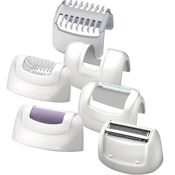 Epilator REMINGTON Smooth & Silky EP7035, 40 pense, 2 viteze, 7 accesorii, retea, alb - mov