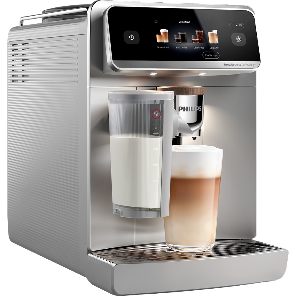 Espressor automat PHILIPS Cafe Aromis Seria 8000 EP8757/20, 1.9l, 1500W, 15 bar, argintiu
