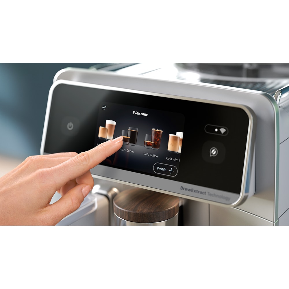 Espressor automat PHILIPS Cafe Aromis Seria 8000 EP8757/20, 1.9l, 1500W, 15 bar, argintiu