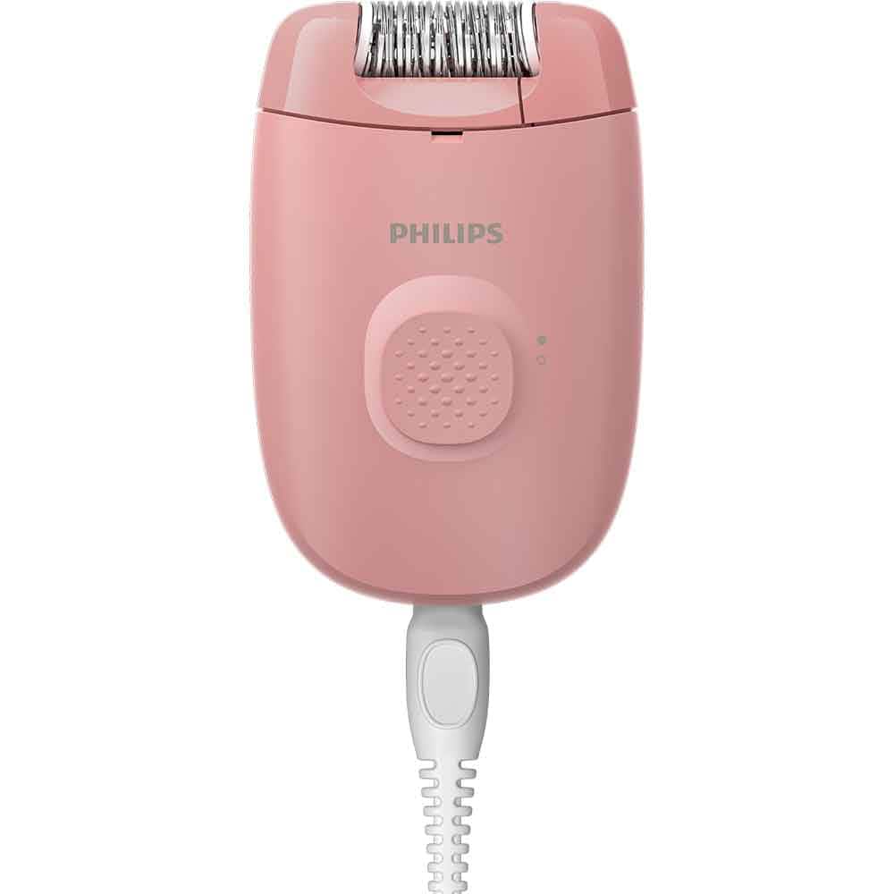 Epilator PHILIPS Seria 2000 BRE227/00, 1 viteza, 2 accesorii, retea, corai