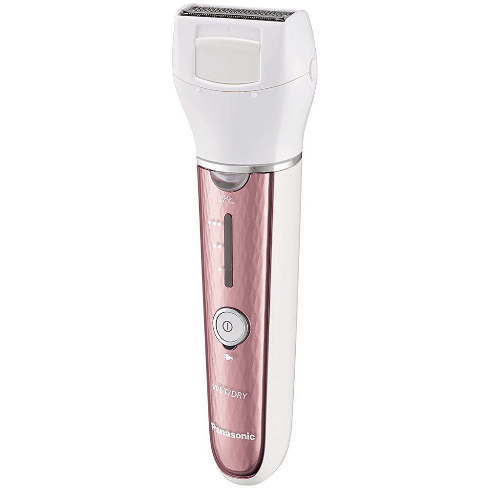 Epilator PANASONIC ES-EL8A-P503, 60 pensete, 3 viteze, 7 accesorii, accumulator, alb-roz