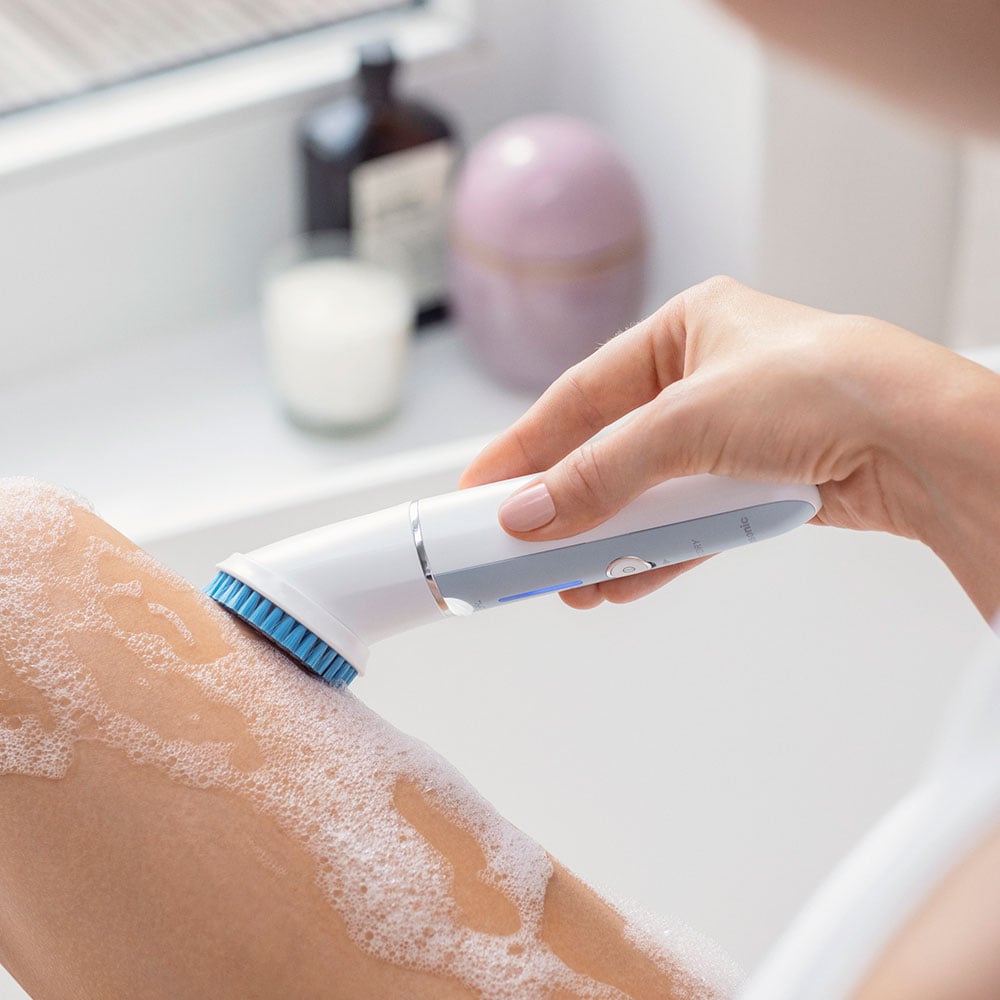 Epilator PANASONIC ES-EY90-A503, 60 pensete, 3 viteze, 8 accesorii, Wet&Dry, acumulator, gri