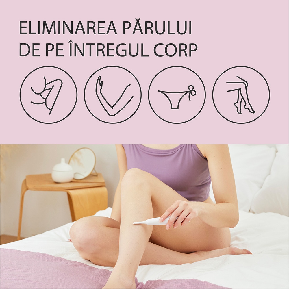 Trimmer corp PANASONIC ES-WM31-P301 5 In 1, baterie, Wet&Dry, 60 min autonomie, roz-alb