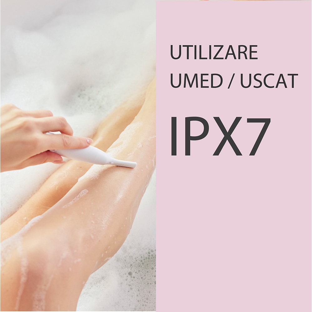 Trimmer corp PANASONIC ES-WM31-P301 5 In 1, baterie, Wet&Dry, 60 min autonomie, roz-alb