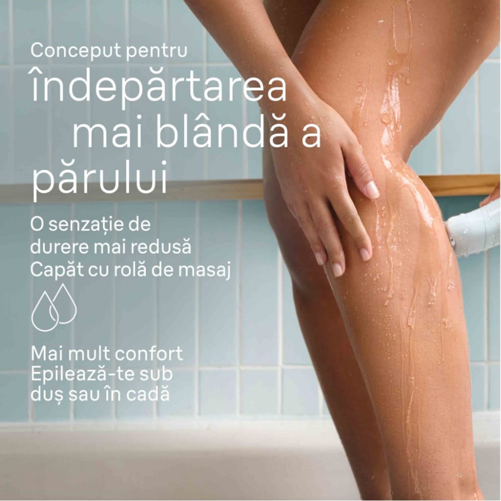Epilator BRAUN Silk-epil 5 SE5-060, 28 pensete, 2 viteze, 4 accesorii, SmartLight, MicroGrip, Wet&Dry, acumulator, alb-roz flamingo