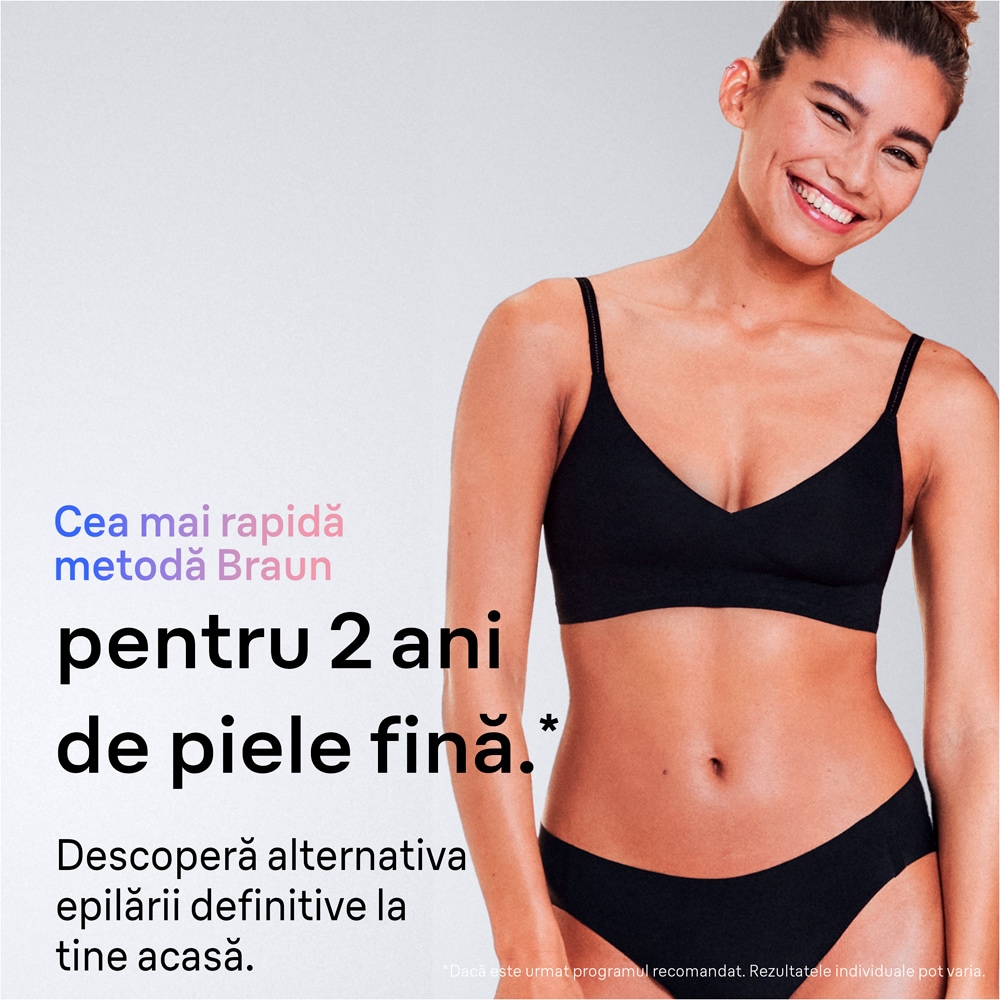 Epilator IPL BRAUN Skin i-Expert Pro 7 PL7147, 400000 impulsuri, 10 viteze, 3 accesorii, SkinPro 2.0, reatea, alb-bronz