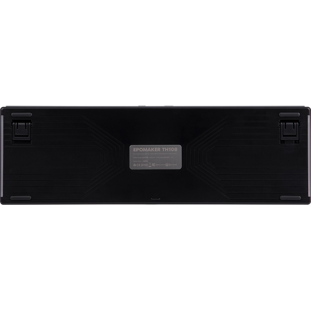 Tastatura Gaming Wireless mecanica EPOMAKER TH108, Bluetooth, USB, Layout US, negru