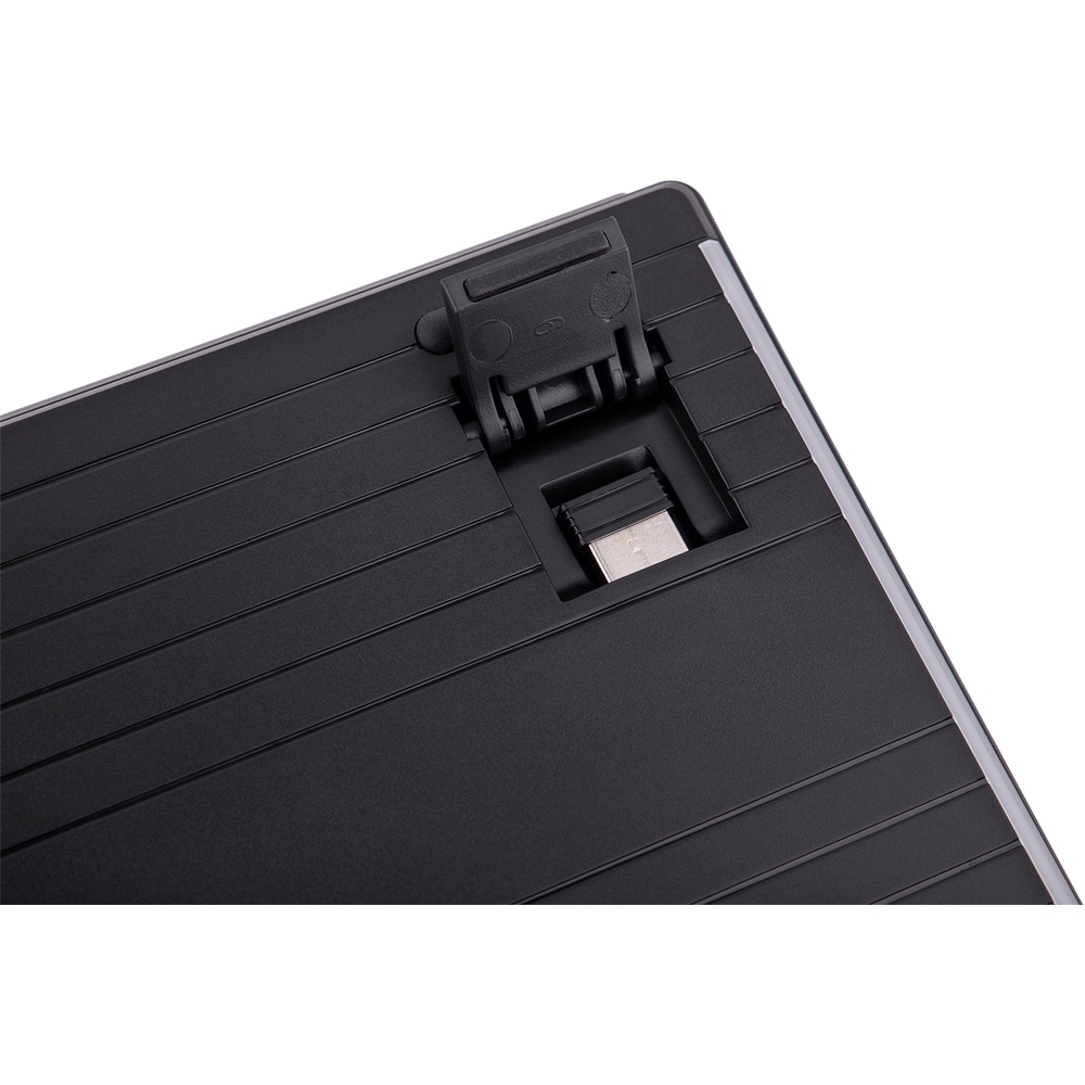 Tastatura Gaming Wireless mecanica EPOMAKER TH108, Bluetooth, USB, Layout US, negru