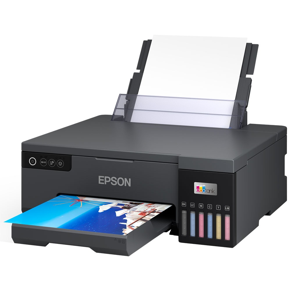 Imprimanta inkjet color EPSON EcoTank L8050 CISS, A4, Wi-Fi