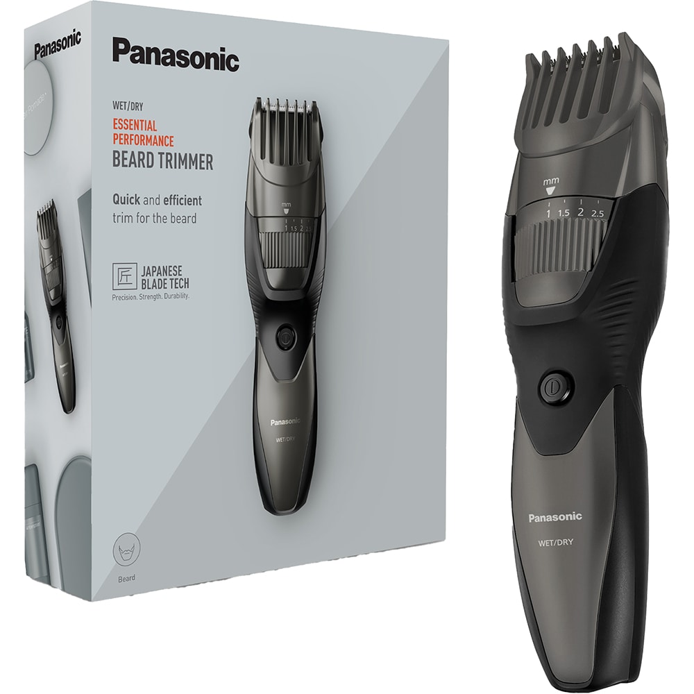 Aparat de tuns barba PANASONIC ER-EGB45S503, acumulator, autonomie 1h, gri