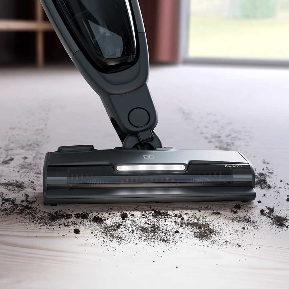 Aspirator vertical 2in1 ELECTROLUX Seria 600 ES62AB25UG, 0.3l, 25.2V, autonomie max 55 min, gri inchis-negru