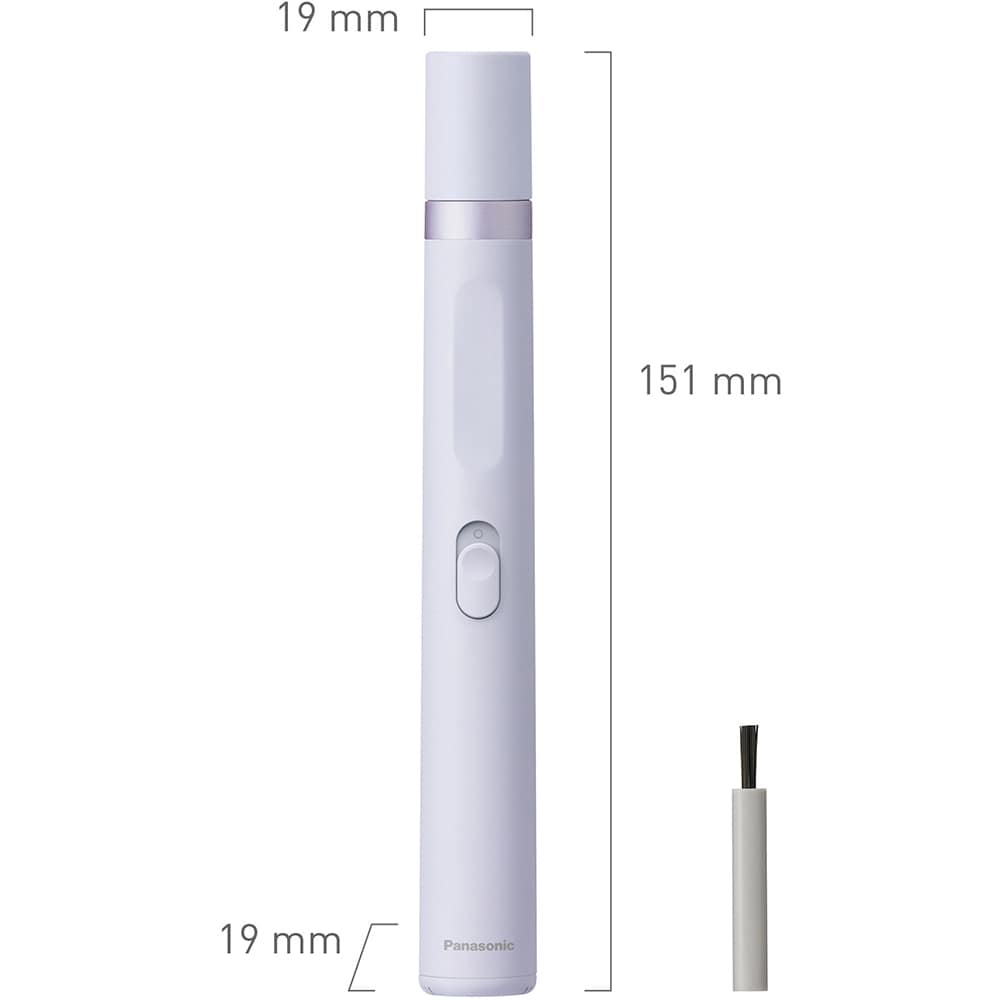 Trimmer sprancene PANASONIC ES-EF10-V503, baterie, roz-lila