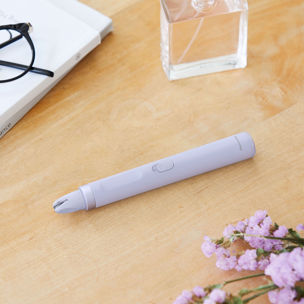 Trimmer sprancene PANASONIC ES-EF10-V503, baterie, roz-lila