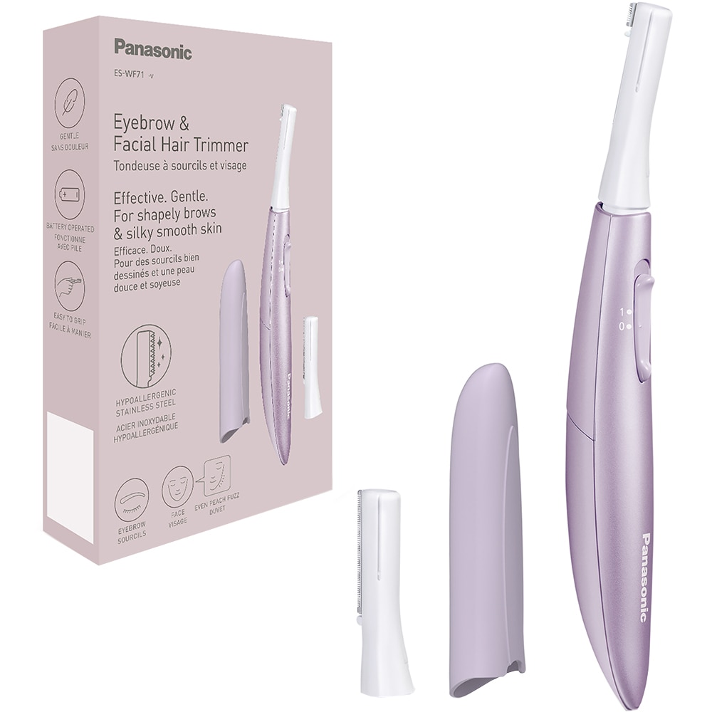Trimmer sprancene PANASONIC ES-WF71-V503, beterie, roz