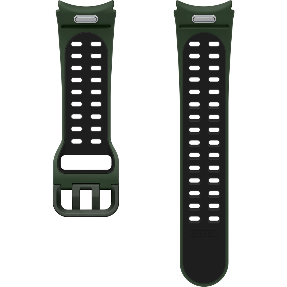 Bratara Extreme Sport Band (Small/Medium) pentru SAMSUNG Galaxy Watch6, ET-SXR93SGEGEU, Green/Black