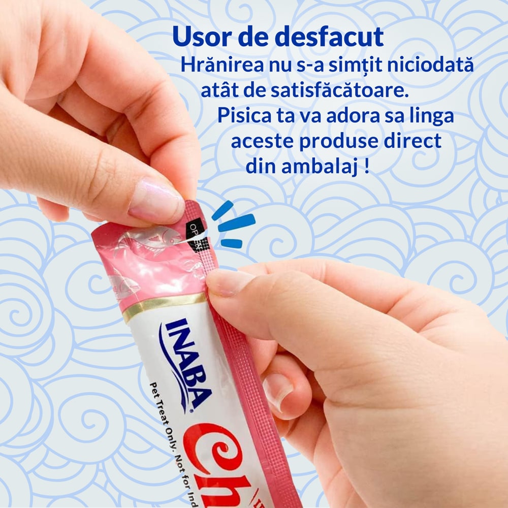 Recompense pentru pisici INABA Churu, Pui si Vita, 20 x 14 g