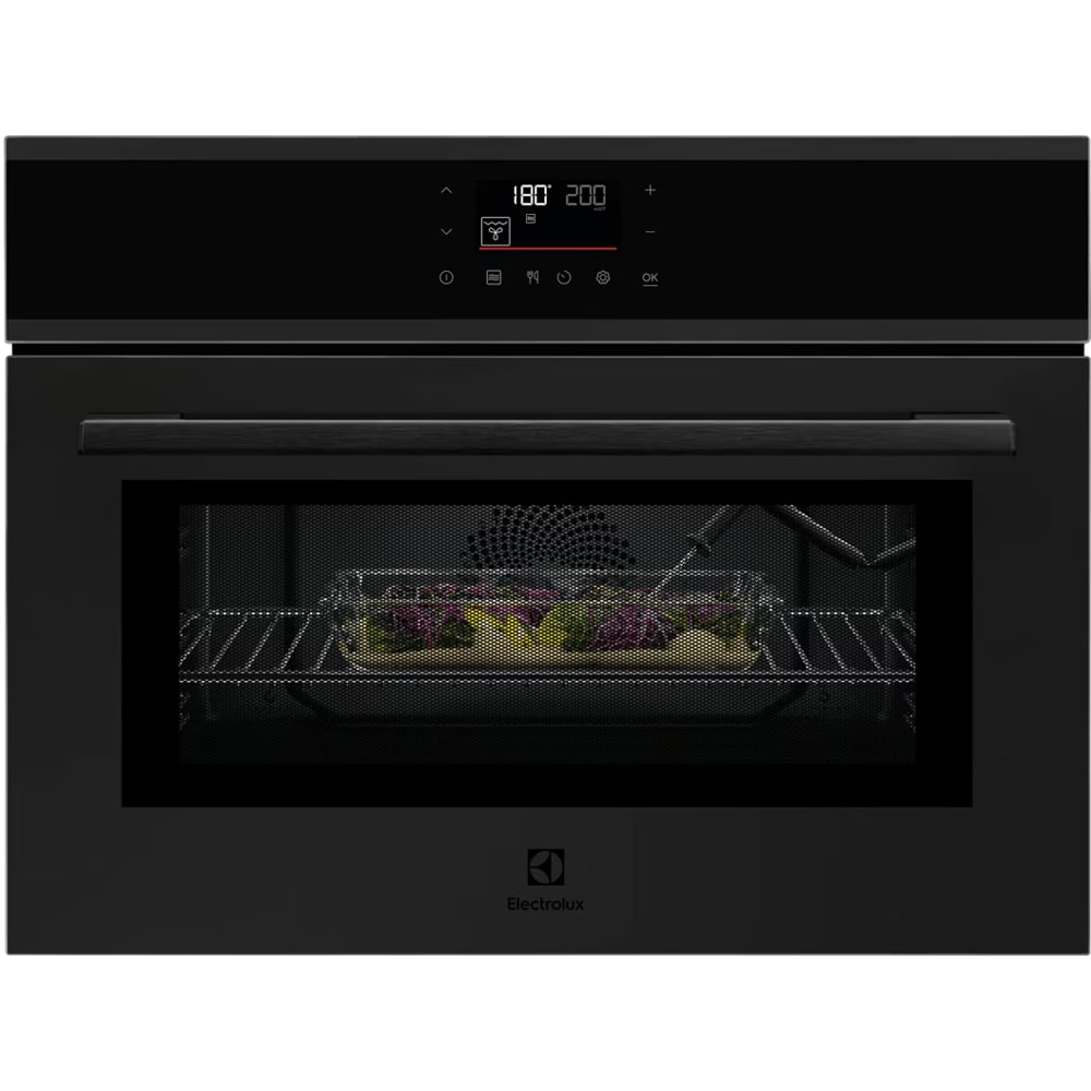 Cuptor incorporabil combi cu microunde ELECTROLUX EVL7E06GE, 44 l, negru