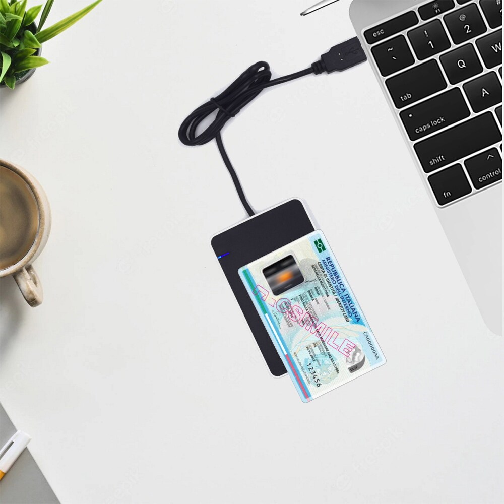 Cititor carti identitate EWENT EW1053, USB 2.0, NFC