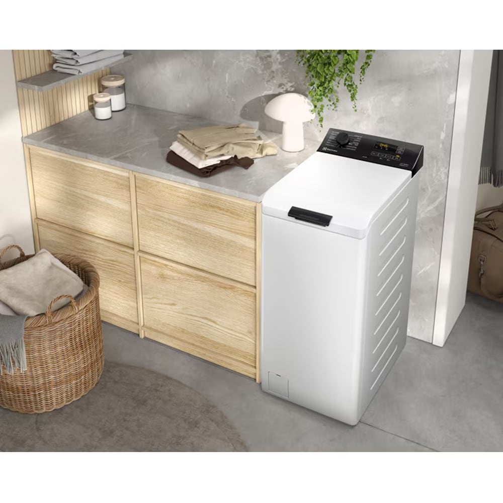 Masina de spalat rufe verticala ELECTROLUX EW6T837E, SensiCare, 7 kg, 1300rpm, Clasa A, alb