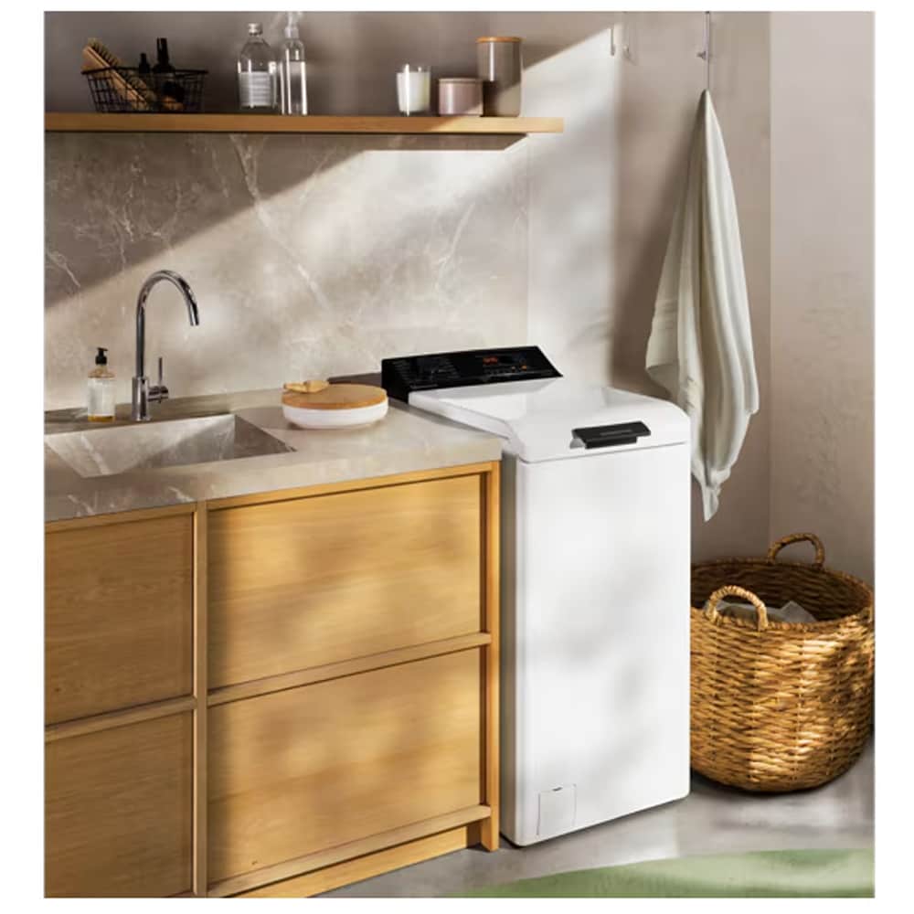 Masina de spalat rufe verticala ELECTROLUX EW6T837E, SensiCare, 7 kg, 1300rpm, Clasa A, alb