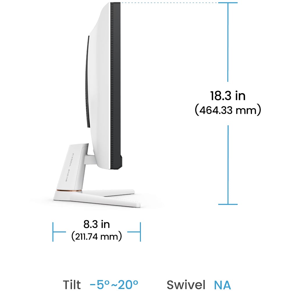 Monitor Gaming LED IPS BENQ EX271, 27", Full HD, 180Hz, HDR10, boxe, alb