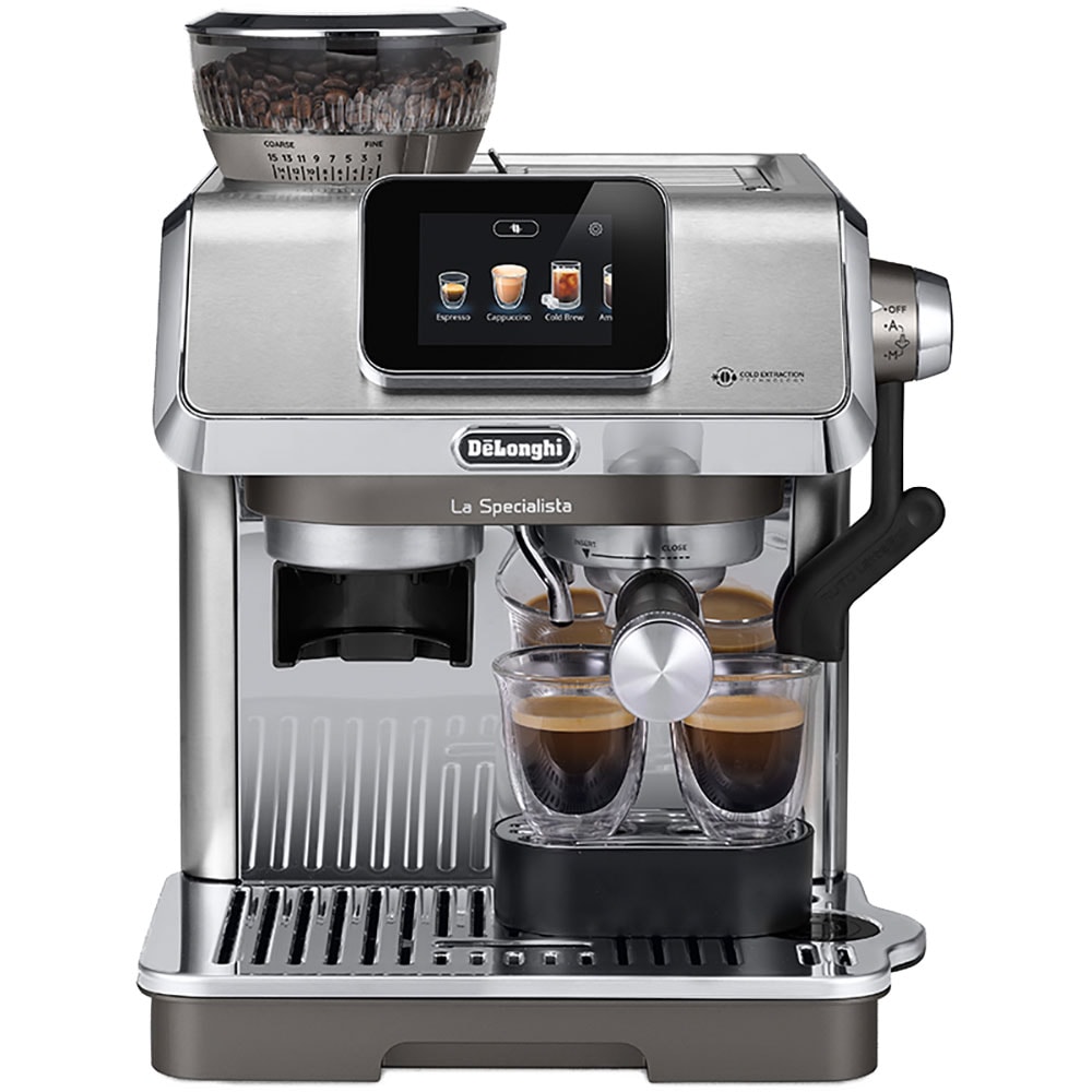 Espressor manual DELONGHI La Specialista Touch EC9455.M, 1.7l, 1450W, 15 bar, argintiu-negru
