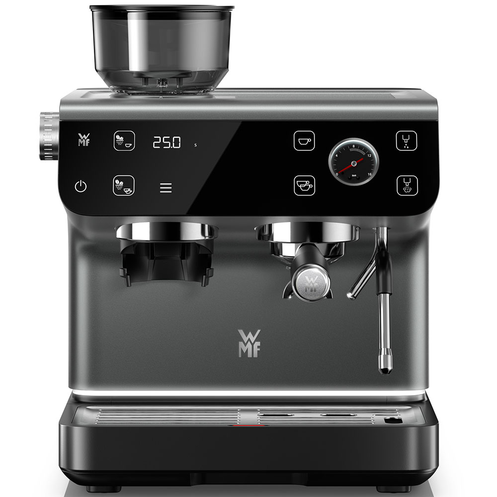Espressor manual WMF Espresso Pro 412390011, 2.6l, 15 bar, gri inchis