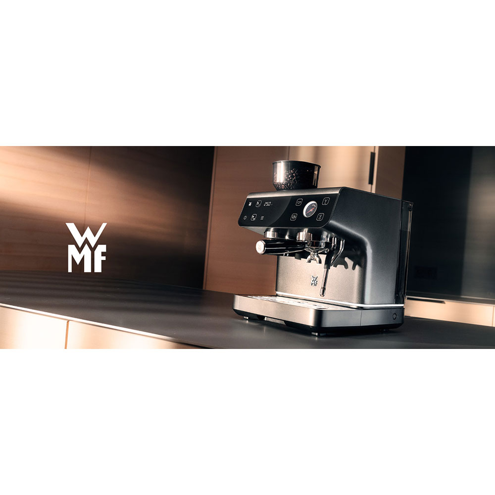 Espressor manual WMF Espresso Pro 412390011, 2.6l, 15 bar, gri inchis