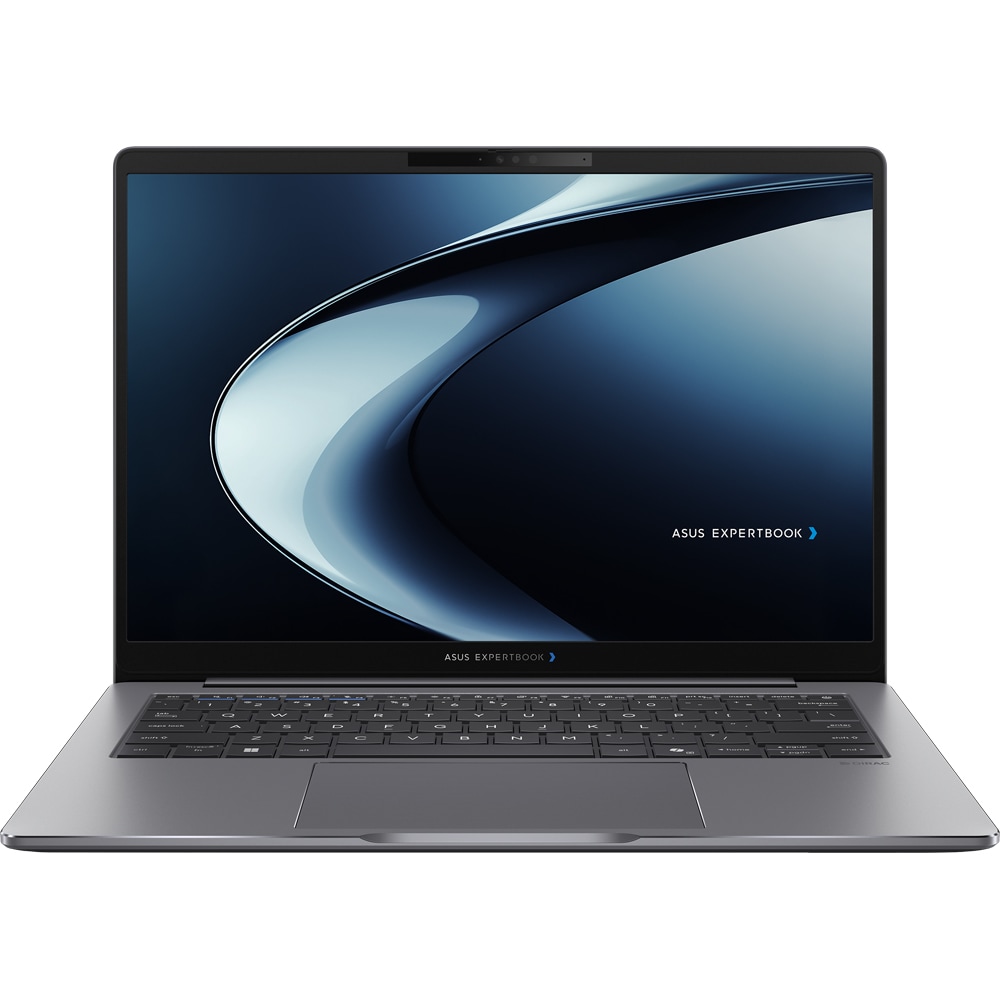 Laptop ASUS ExpertBook P5 G2 P5405CAA-NZ0351, Intel Core Ultra 5 325 pana la 4.5GHz, 14" WQXGA, 32GB, SSD 1TB, Intel Graphics, Free DOS, Misty Grey
