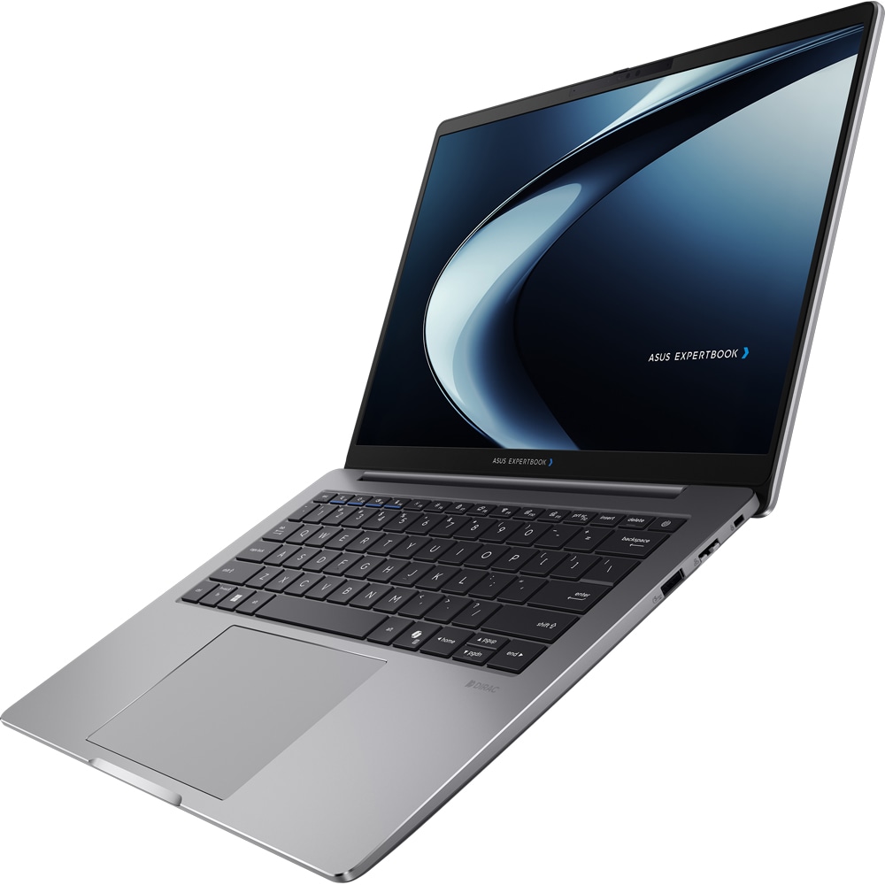 Laptop ASUS ExpertBook P5 G2 P5405CAA-NZ0351, Intel Core Ultra 5 325 pana la 4.5GHz, 14" WQXGA, 32GB, SSD 1TB, Intel Graphics, Free DOS, Misty Grey