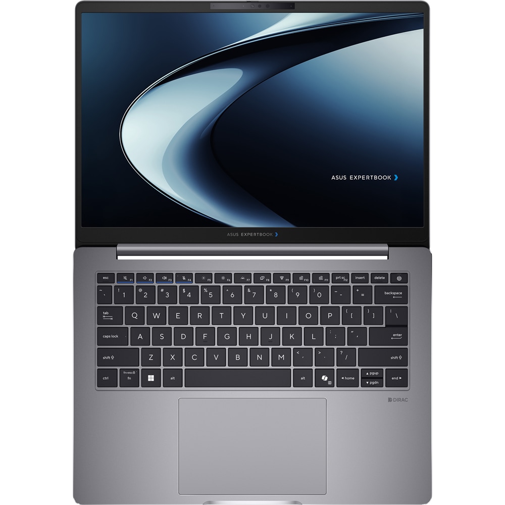 Laptop ASUS ExpertBook P5 G2 P5405CAA-NZ0351, Intel Core Ultra 5 325 pana la 4.5GHz, 14" WQXGA, 32GB, SSD 1TB, Intel Graphics, Free DOS, Misty Grey