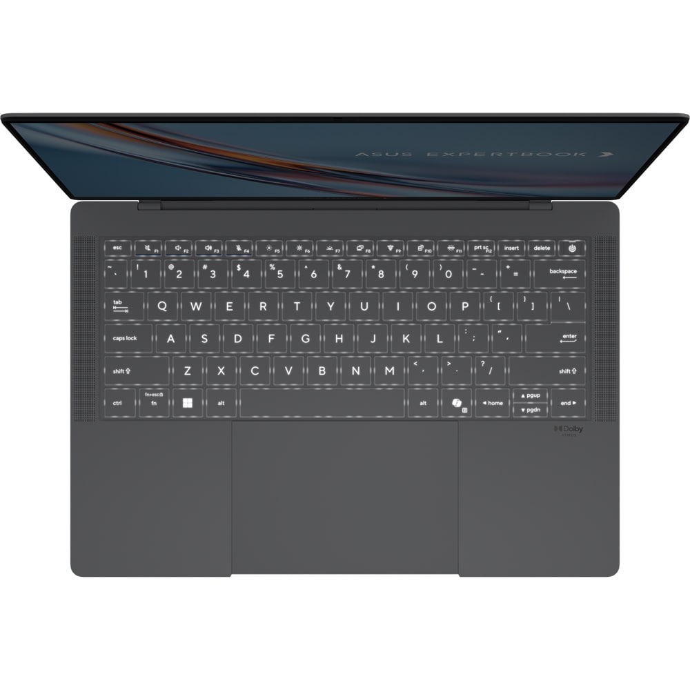 Laptop ASUS ExpertBook Ultra B9406CAA-TH1172X, Intel Core Ultra X7 pana la 4.8GHz, 14" WQXGA+ Touch, 64GB, SSD 1TB, Intel Arc B390, Windows 11 Pro, Morn Grey