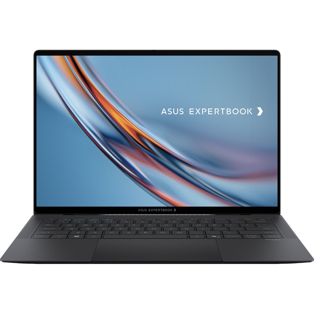 Laptop ASUS ExpertBook Ultra B9406CAA-TG1177X, Intel Core Ultra 7 pana la 4.7GHz, 14" WQXGA+ Touch, 64GB, SSD 1TB, Intel Graphics, Windows 11 Pro, Jet Fog