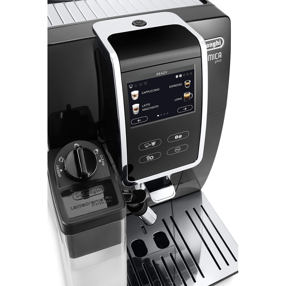 Espressor automat DELONGHI Dinamica ECAM 370.70.B, 1.8l, 1450W, 19 bar, negru
