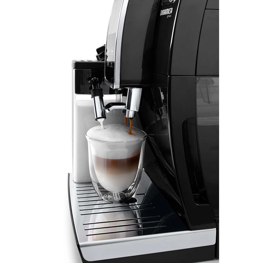 Espressor automat DELONGHI Dinamica ECAM 370.70.B, 1.8l, 1450W, 19 bar, negru