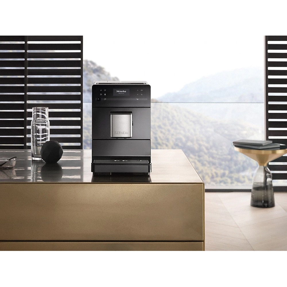 Espressor automat MIELE CM5300, 1.3l, 1500W, 15 bar, OneTouch for Two, negru-argintiu