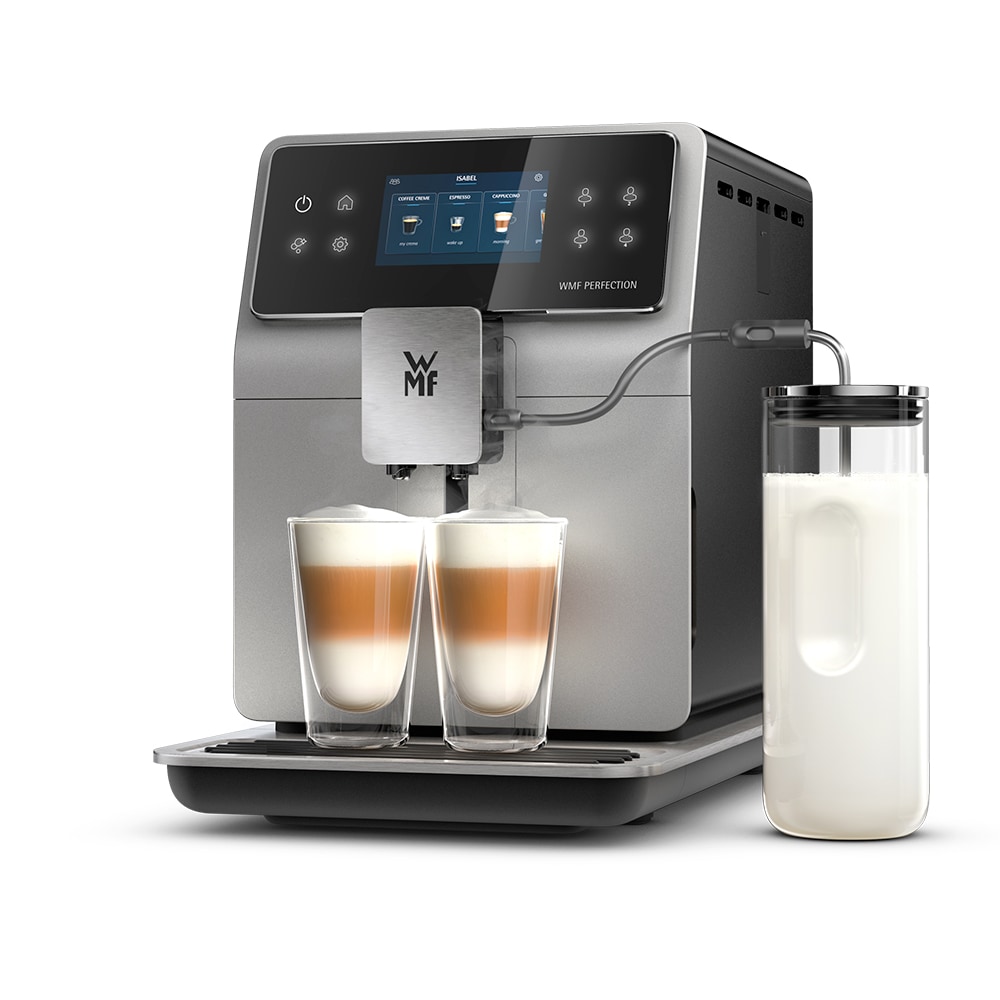 Espressor automat WMF Perfection 760 CP823A10, 2l, 1500W, 15 bar, argintiu-negru