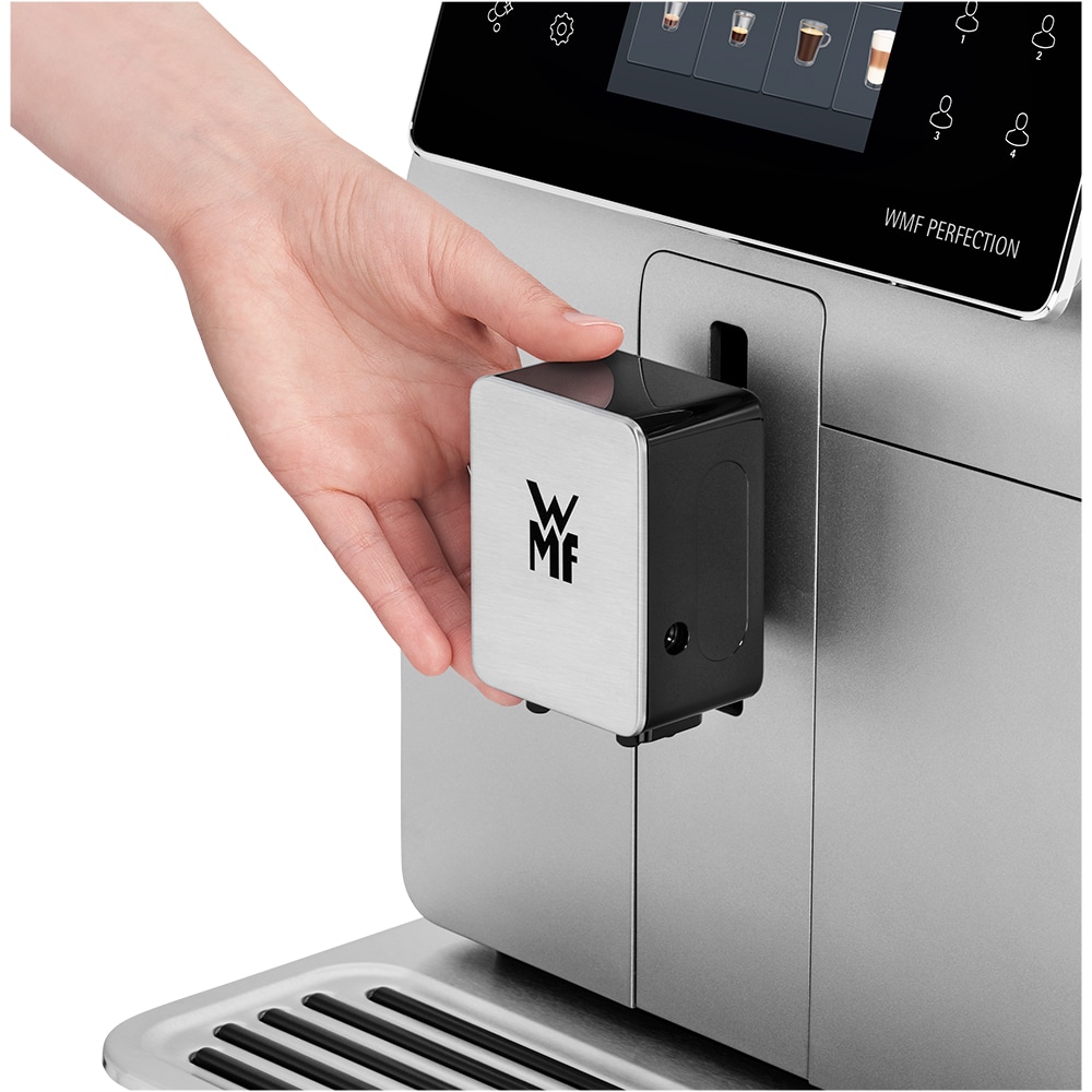 Espressor automat WMF Perfection 760 CP823A10, 2l, 1500W, 15 bar, argintiu-negru
