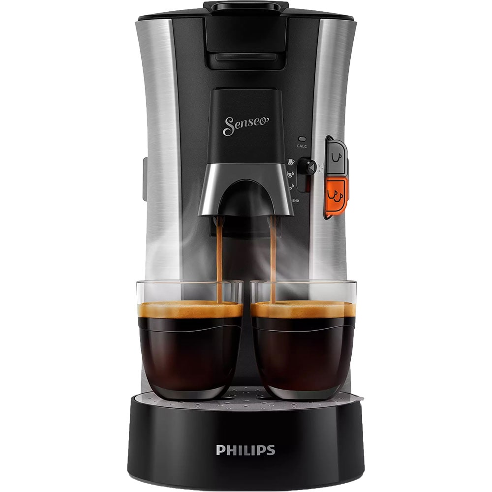 Espressor capsule SENSEO Select CSA250/11, 0.9l, 1450W, 1 bar, argintiu-negru