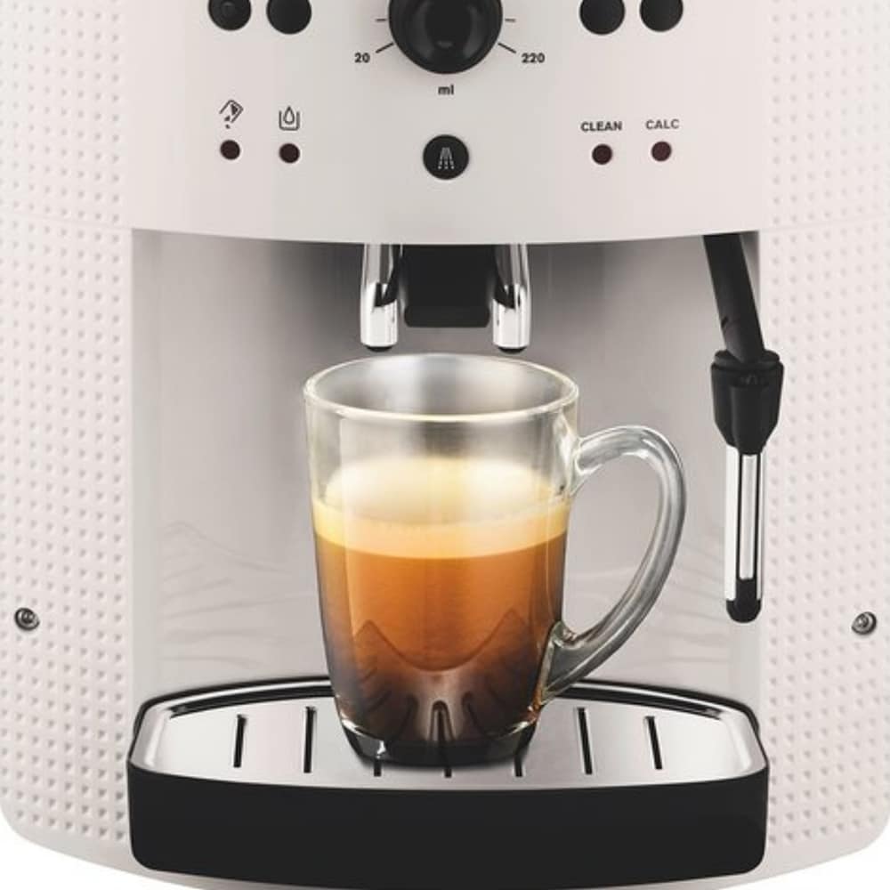 Espressor automat KRUPS Espresseria EA8105, 1.6l, 1450W, 15 bar, alb-negru