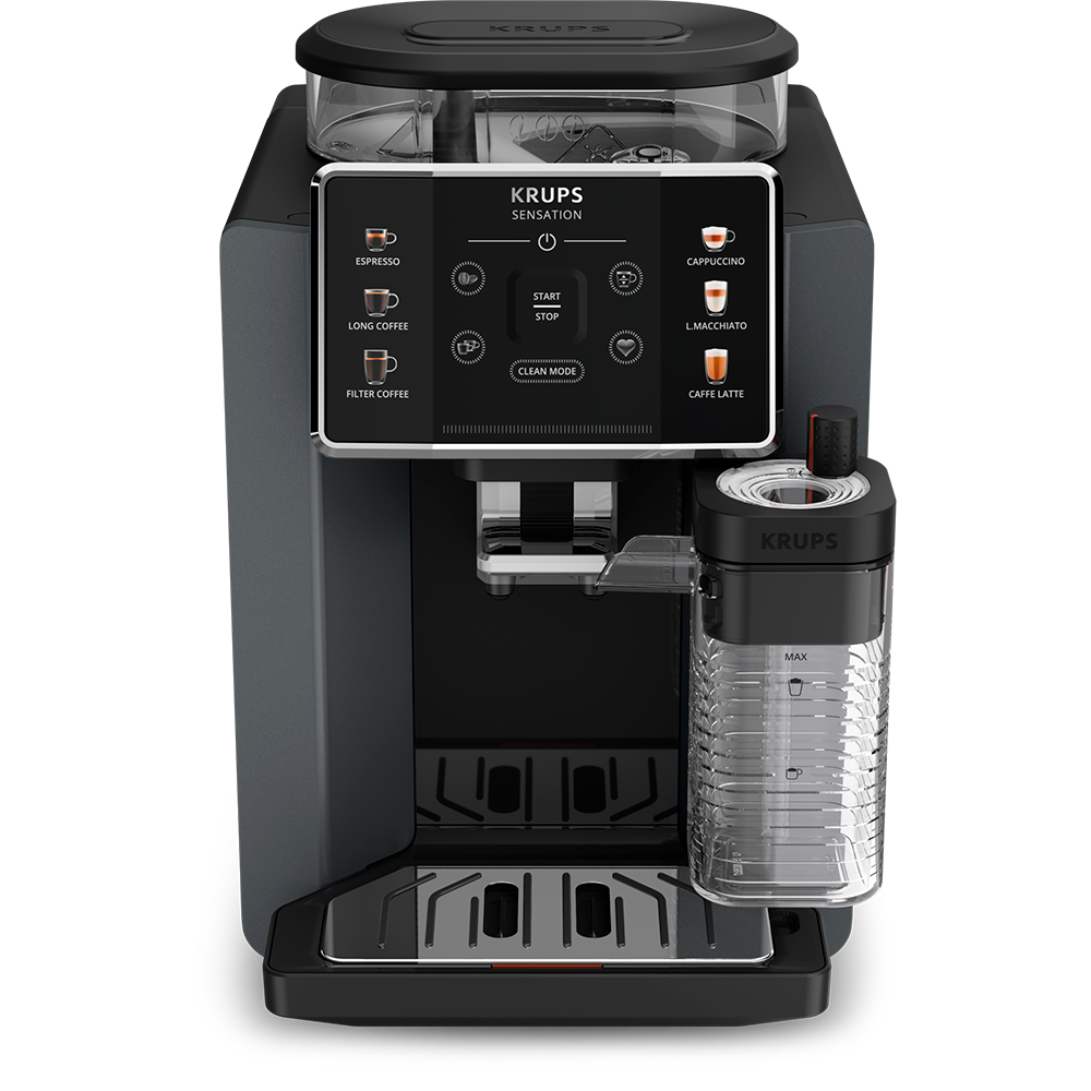 Espressor automat KRUPS Sensation Milk EA912B10, 1.7l, 1450W, 15 bar, negru