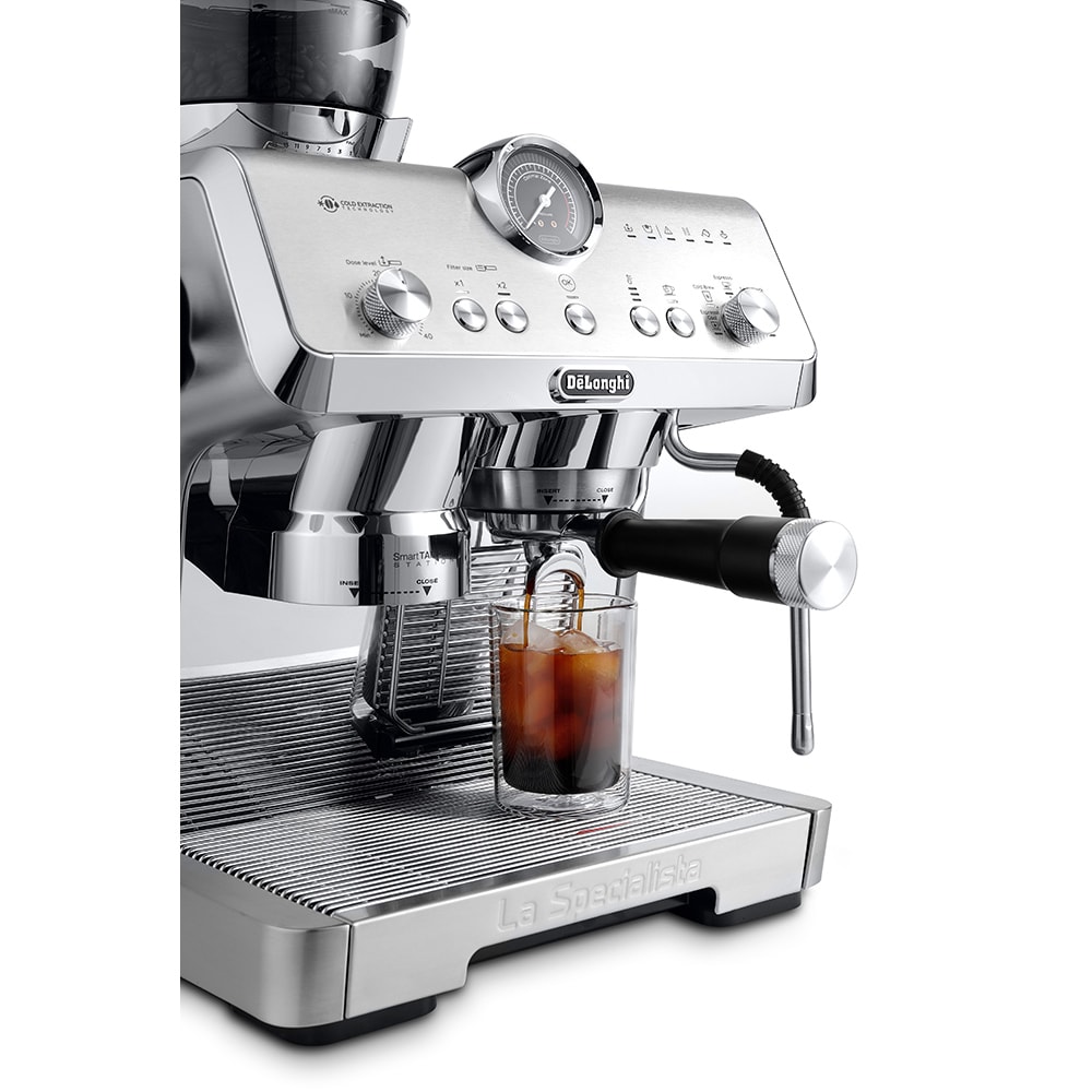 Espressor manual DELONGHI La Specialista Opera EC9555.M, 2l, 1550W, 19 bar, Tehnologia Cold Extraction, argintiu