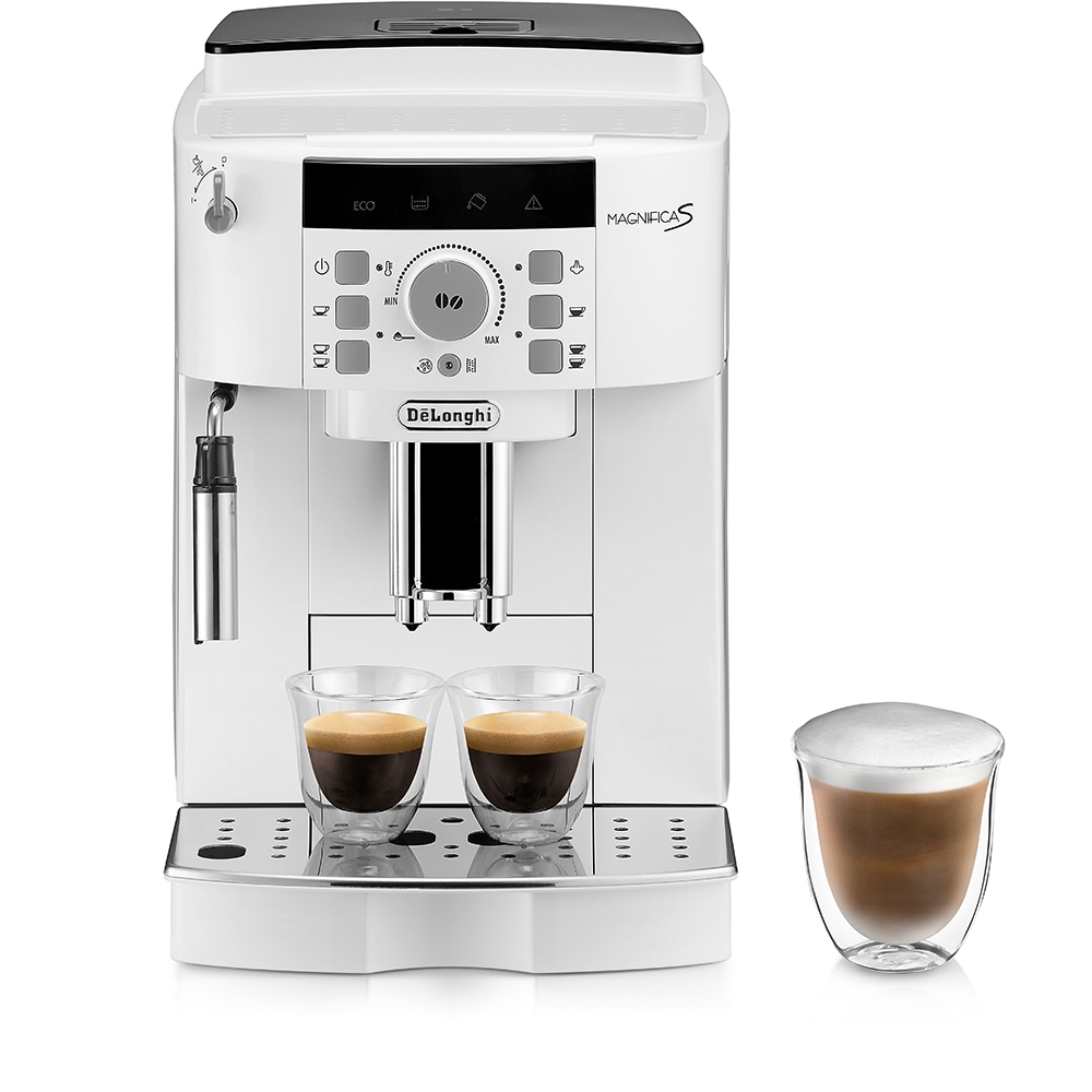 Espressor automat DELONGHI Magnifica S ECAM 22.110.W, 1.8l, 1500W, 15 bar, 5 tipuri de bauturi, alb