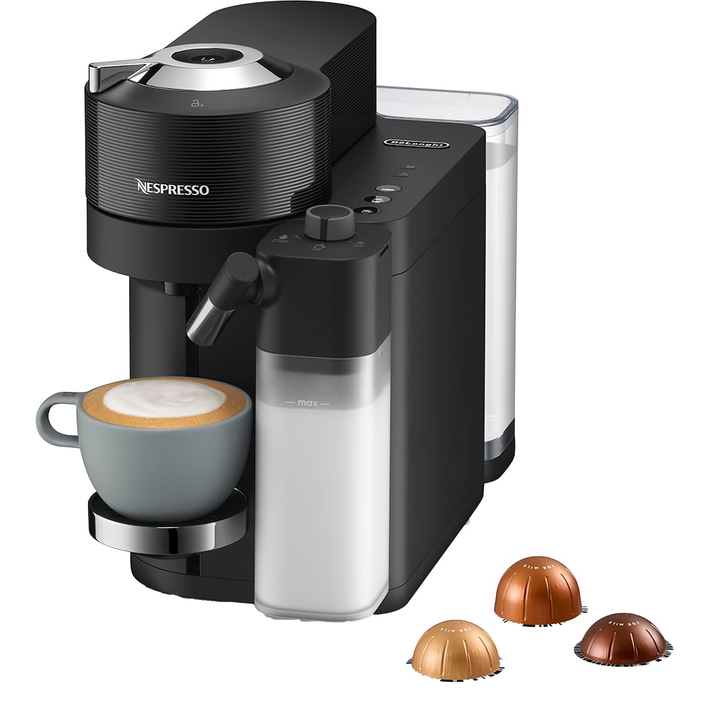 Espressor capsule NESPRESSO Vertuo Lattissima ENV300.B, 1.6l, 1500W, 15 bar, negru