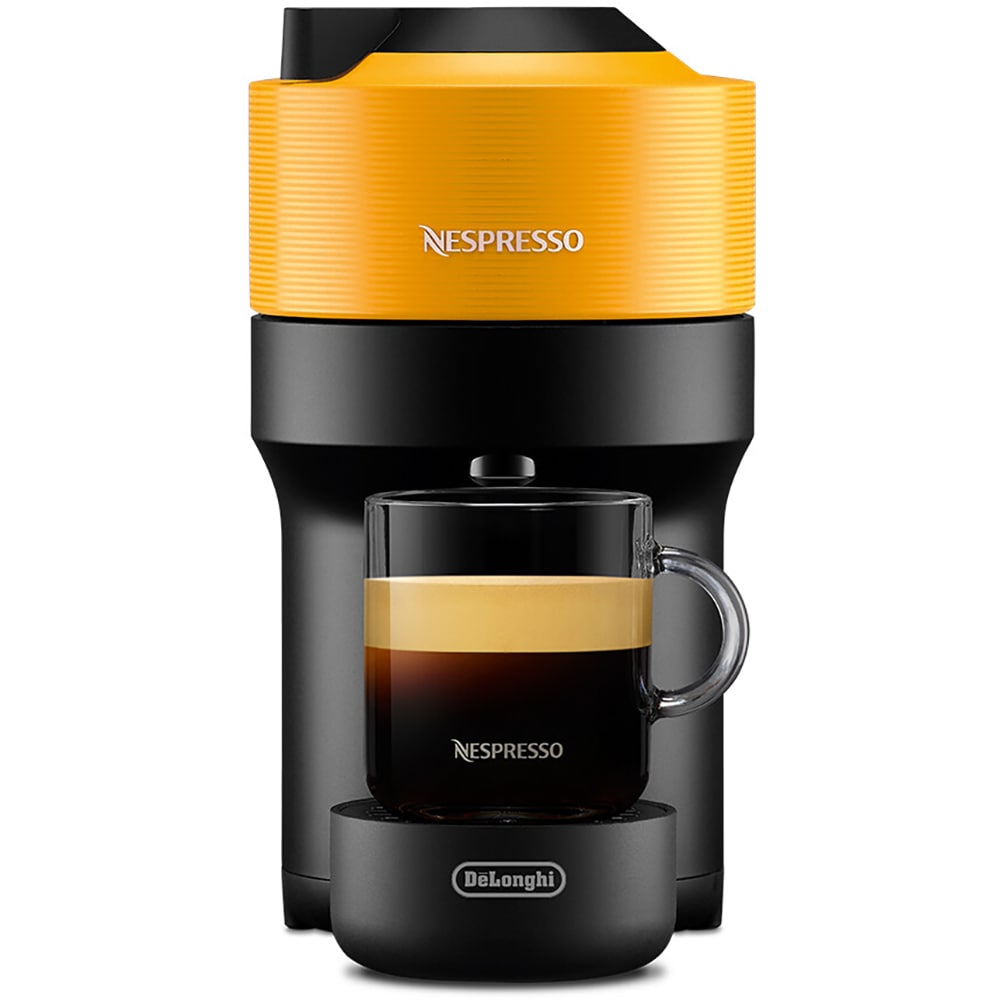 Espressor capsule NESPRESSO Vertuo Pop ENV90.Y, 0.6l, 1260W, 19 bar, portocaliu-negru