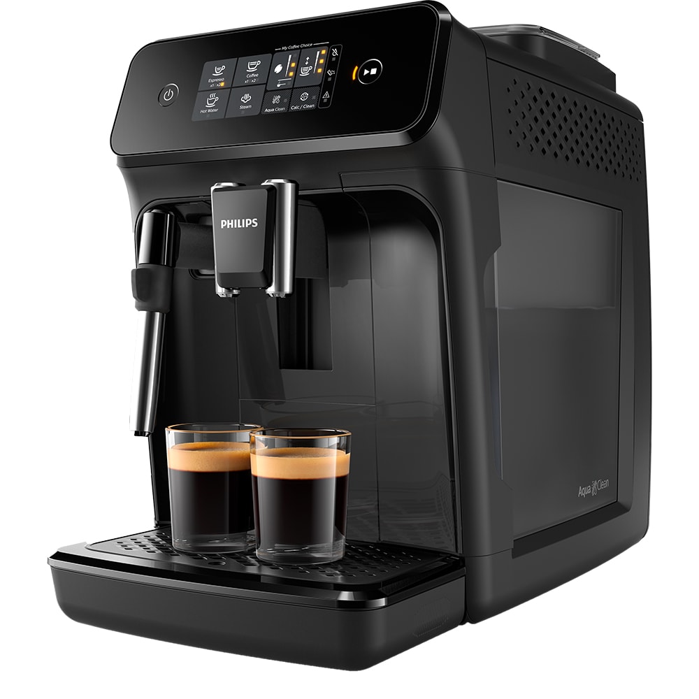 Espressor automat Philips LatteGo Seria 1200 EP1221/20, 1.8l, 1500W, 15 bar, negru