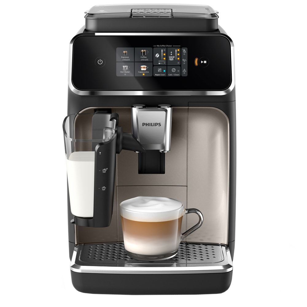 Espressor automat PHILIPS Seria 2300 EP2336/40, 1.8l, 1500W, 15 bar, crom-negru