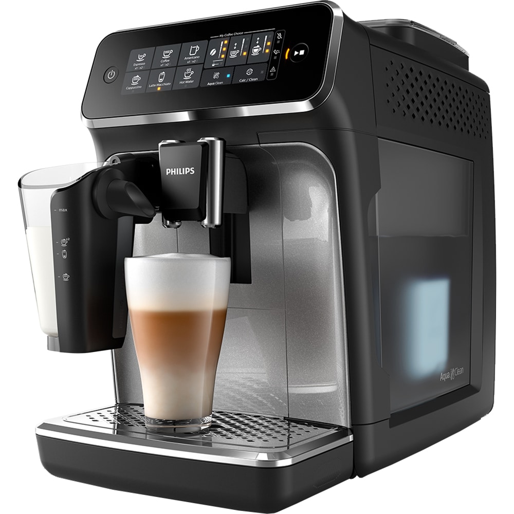 Espressor automat PHILIPS 3200 LatteGo EP3246/70, 1.8l, 15 bar, negru-argintiu