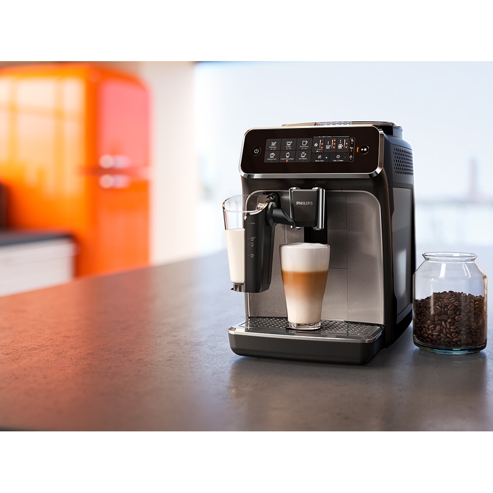 Espressor automat PHILIPS 3200 LatteGo EP3246/70, 1.8l, 15 bar, negru-argintiu